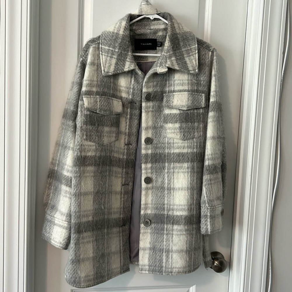 Gray winter coat